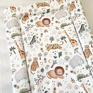 Baby Changing Mat Beige Rainbows, Nappy Changing Mat, Waterproof ...