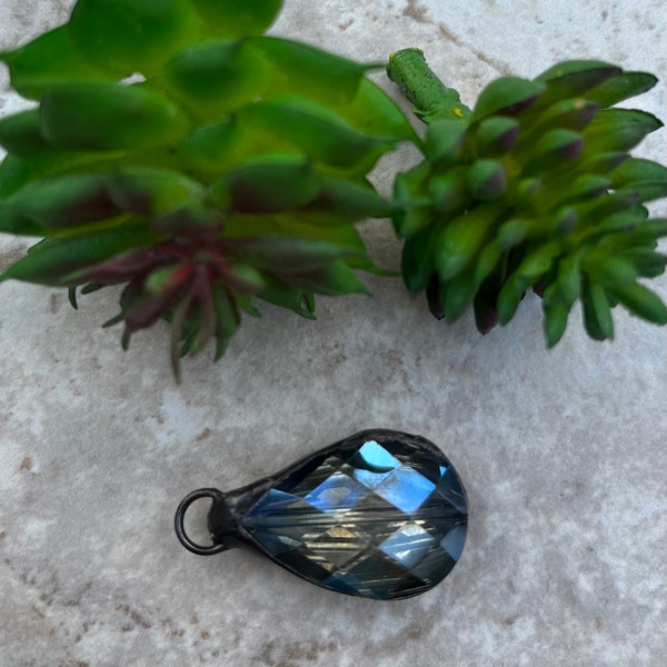 Soldered Pendant | Montana Blue Teardrop