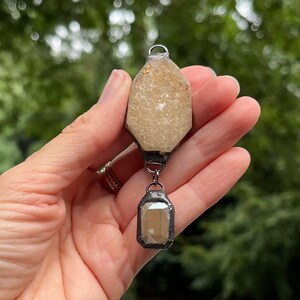 Druzy Agate & Crystal Set (Reversible)
