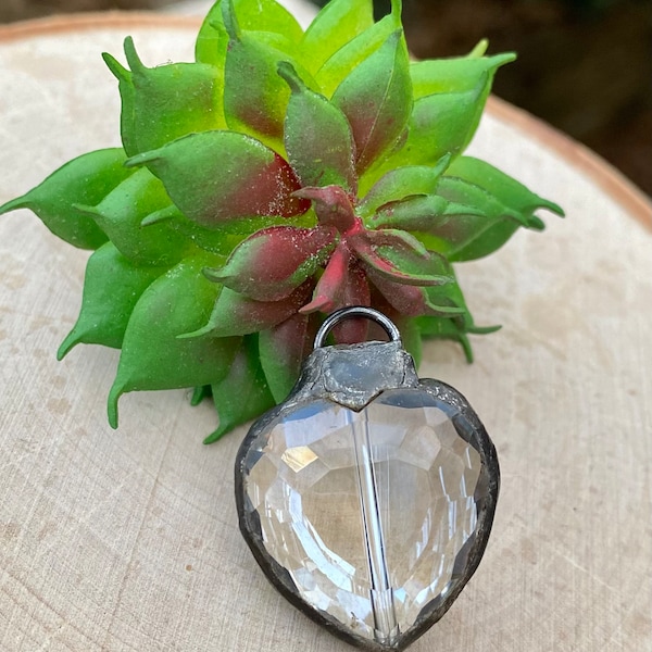 Soldered heart pendant