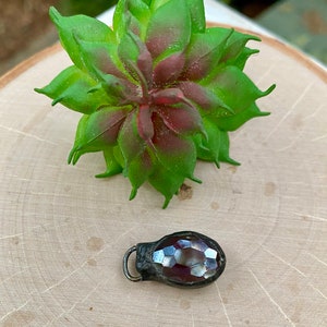 Soldered Pendant | Merlot Shade Crystal