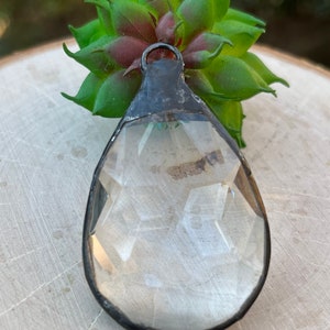 Hand Soldered Chandelier Crystal Pendant