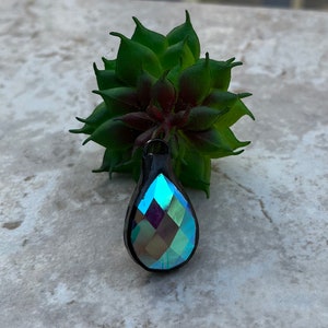 Soldered Pendant | Multi Colored Teardrop
