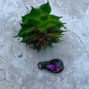 Hand Soldered Teardrop- Double sided, Multi/Gunmetal