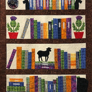 Gandiegow Library Quilt-Printed Pattern (featured in the Kilts and Quilts series by Patience Griffin)