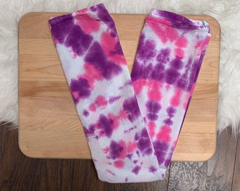 Hand Tie Dyed Flour Sack Kitchen Towel