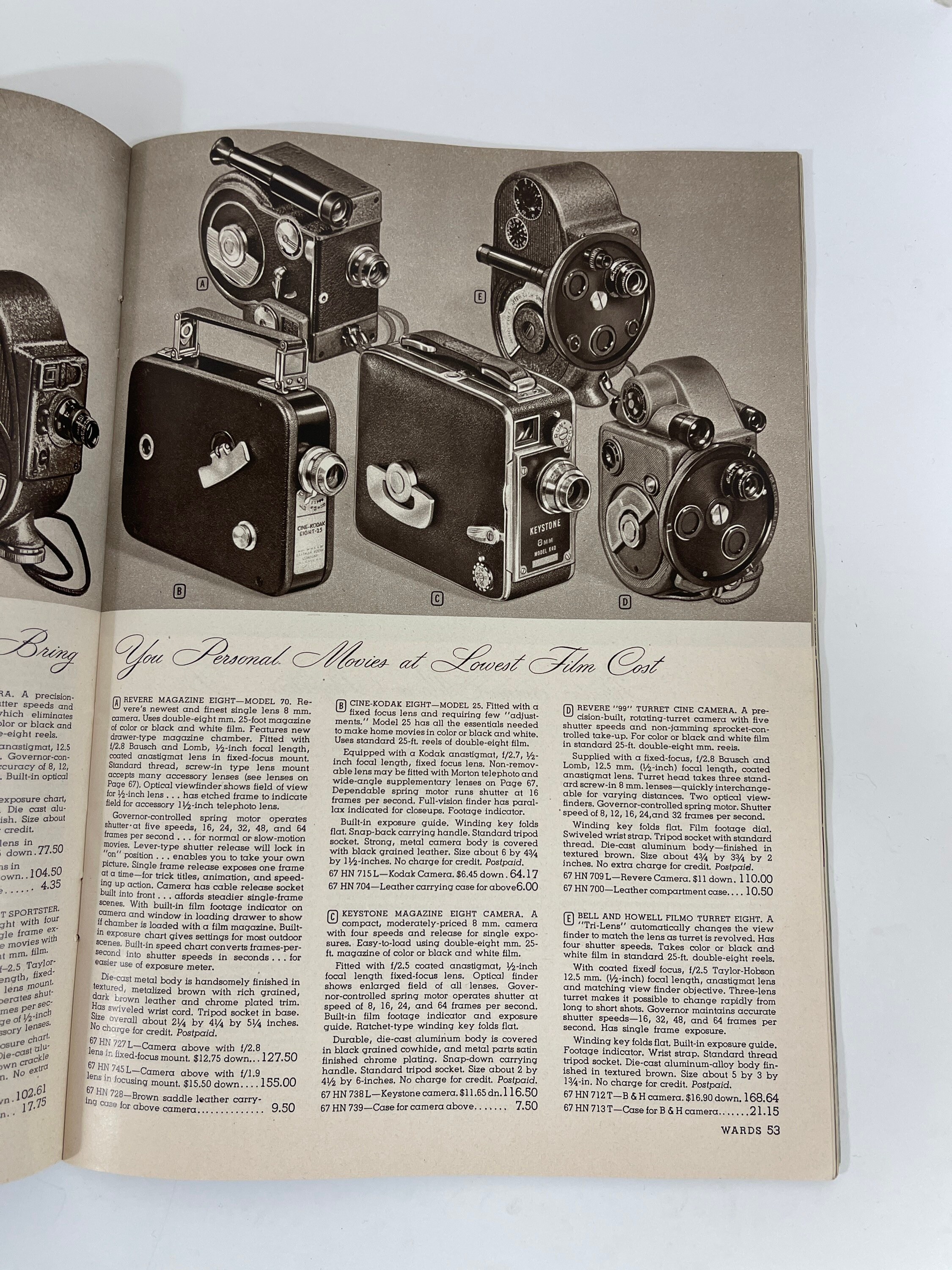 Vintage 1948 Montgomery Ward Photographic Catalog Etsy