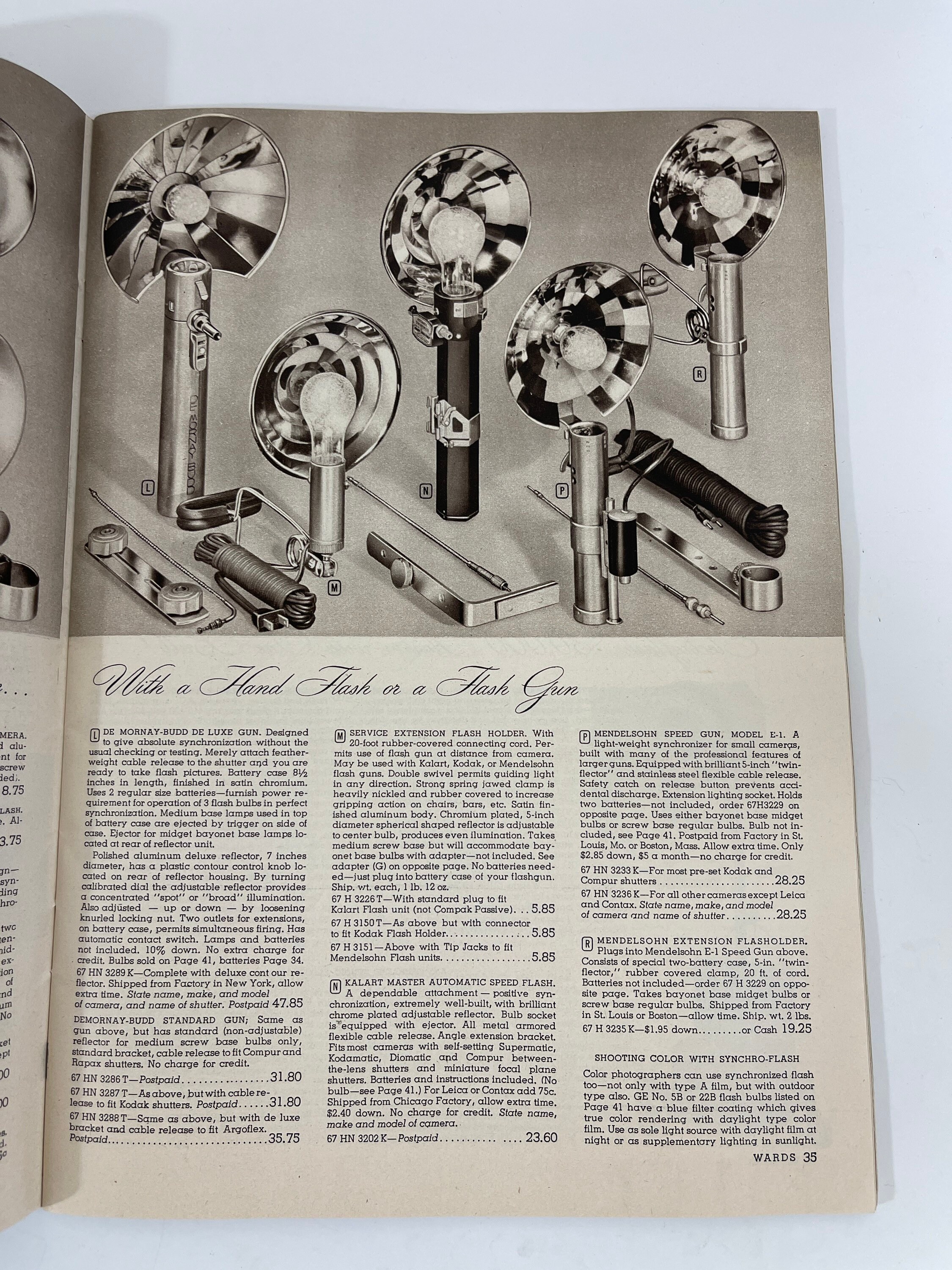 Vintage 1948 Montgomery Ward Photographic Catalog Etsy