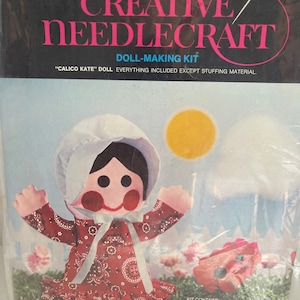 Vintage Avon Creative Needlecraft Doll Making kit. “Calico Kate” doll.