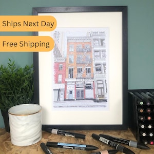 A little Life book, Lispenard Street, Hanya Yanagihara, New York, NYC, Art Print, Manhattan, Travel Art, Architecture, book club, novel art