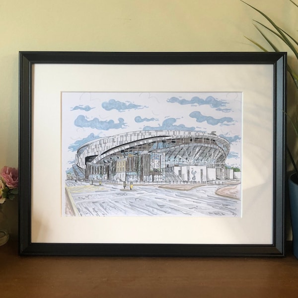 Tottenham Hotspur Stadium  -  Tottenham Hotspur - London - COYS - Spurs -  English Football - Football Art - Football Stadium - Print