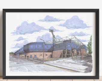 Stampa dello stadio Hawthorns: West Bromwich Albion Football Club Art