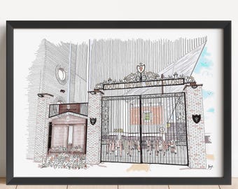 Shankly Gates Print: Liverpool FC Anfield Stadium Art