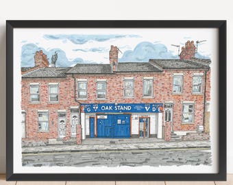 Kenilworth Road Stadium Print: Luton Town FC - Football Art