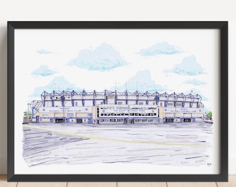 The New Den Print: Millwall FC Stadium Art - South East London