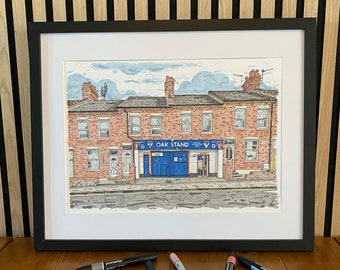 Kenilworth Road  Stadium - Luton Town FC - Luton - The Hatters - Premier League - Football Art - Football Stadium - Print