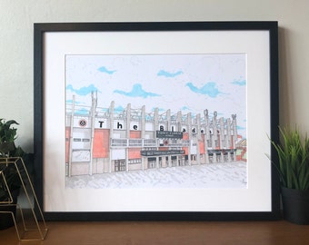 Bramall Lane Stadium -  Sheffield United - SUFC - Sheffield - Yorkshire - Football Art - Soccer- Football Stadium - Print - Poster