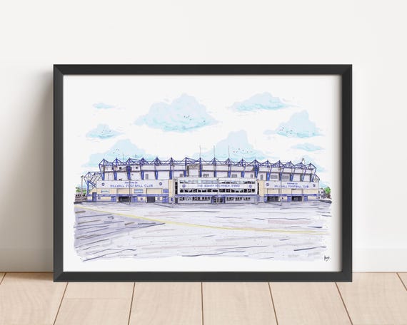 The New Den Print: Millwall FC Stadium Art - South East London