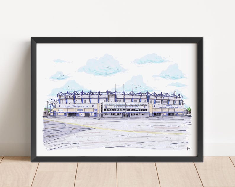 The New Den Print: Millwall FC Stadium Art - South East London immagine 1