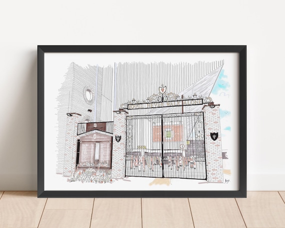 Shankly Gates Print: Liverpool FC Anfield Stadium Art