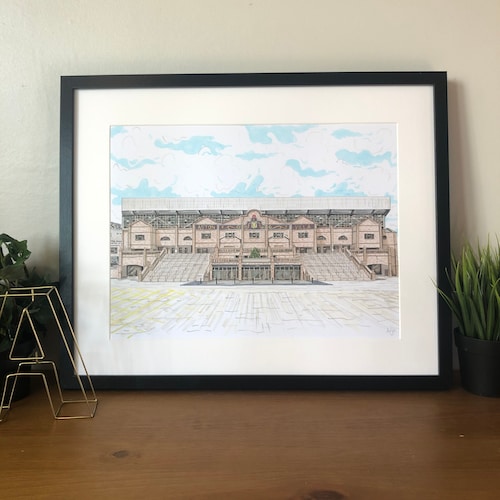 Aston Villa Villa Park Football Ground Art Print Etsy UK