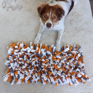 Jouet pour chien XXL, tapis à renifler, marron, gris, blanc, couleurs et tailles au choix image 5