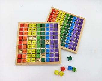 Montessori wooden toys school enrollment pegging game math arithmetic numbers wood colors school educational toys school child school bag