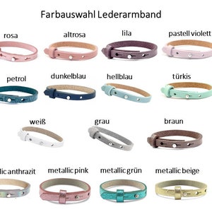 Personalisiertes Lederarmband Kommunion Fisch Name Konfirmation Taufe Erstkommunion Firmung Bild 3