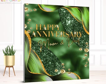EMERALD SEQUINS BACKDROP, Elegant emerald diamonds Backdrop, golden glitter Backdrop, glam backdrop, 30th 40th 50th 60th backdrop sequins