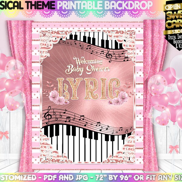 Music Baby Shower Etsy