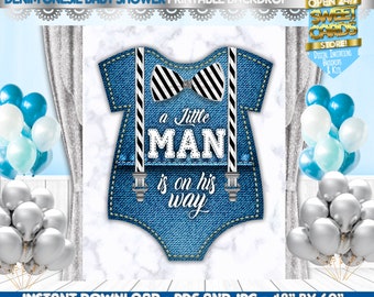 Baby Shower Backdrop Boy Etsy Baby Shower Backdrop Boy Etsy