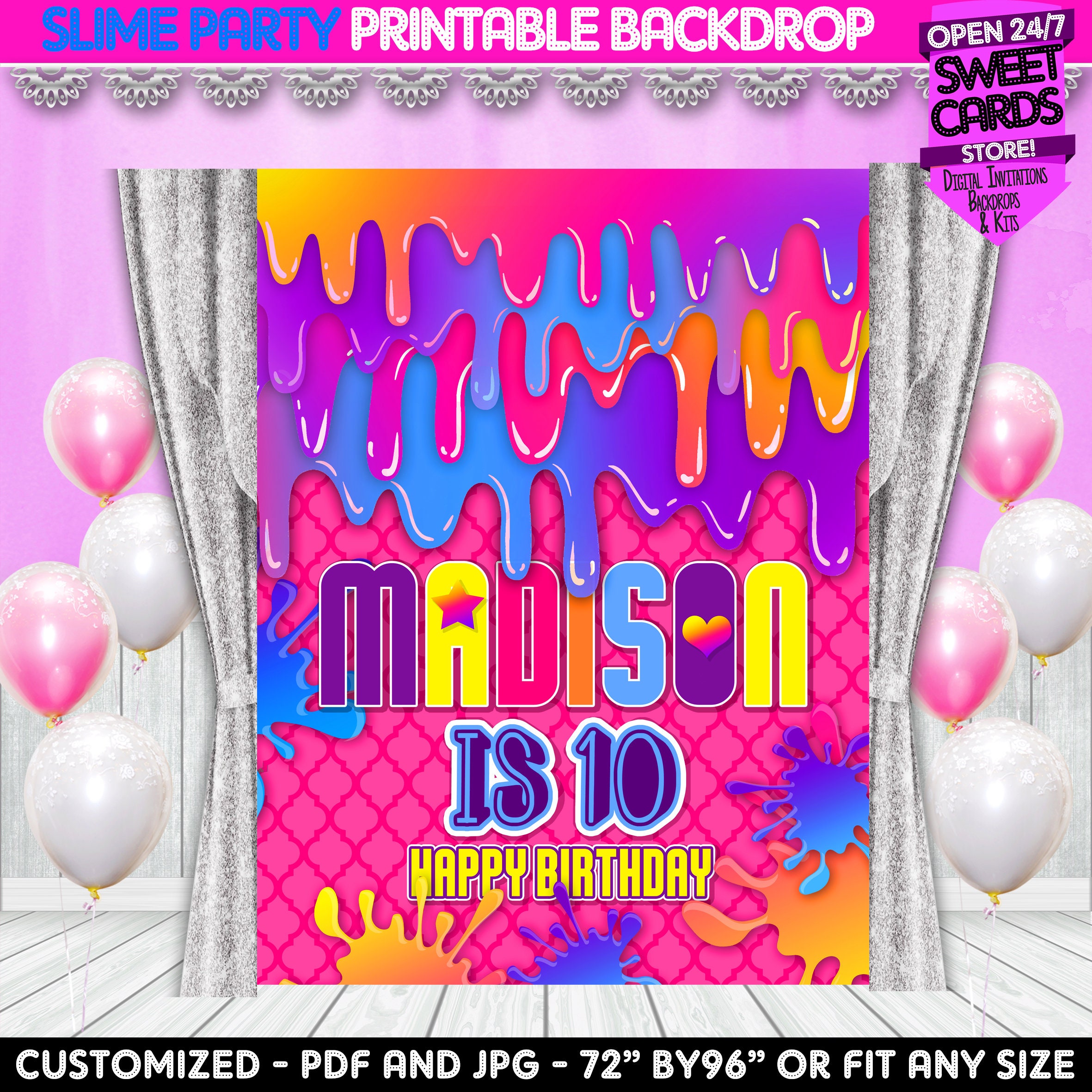 Slime Printable Social gathering Backdrop, Slime Sweet Bar Printable Backdrop, Slime Sweet Bar Backdrop, Slime get together, Slime celebration printables, Slime image about Printable Backdrop titled Slime Printable Social gathering Backdrop, Slime Sweet Bar Printable Backdrop, Slime Sweet Bar Backdrop, Slime celebration, Slime social gathering printables, Slime
