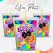 Candyland Baby Shower Water Labels Candyland Sweets Candy - Etsy