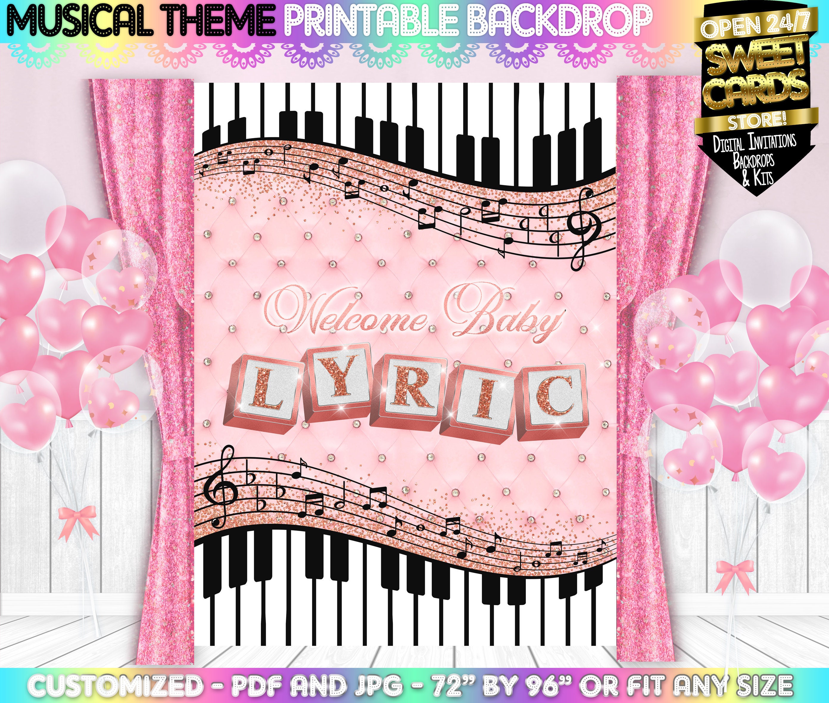 Modern 6x8 FT Backdrop Photographers,Music Set Instruments Headphones Stars and Lines Energetic Image Print Background for Baby Shower Birthday Wedding Bridal Shower Party Decoration Photo Studio Modern 6x8 FT Backdrop Photographers,Music Set Instruments Headphones Stars and Lines Energetic Image Print Background for Baby Shower Birthday Wedding Bridal Shower Party Decoration Photo Studio