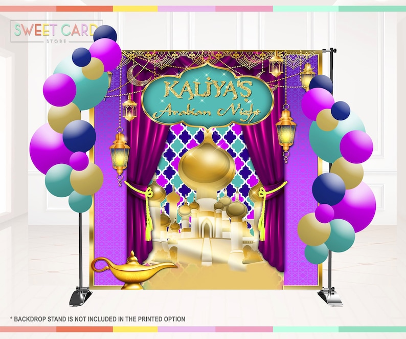 MOROCCAN BACKDROP DECOR Moroccan Birthday Backdrop Moroccan Etsy