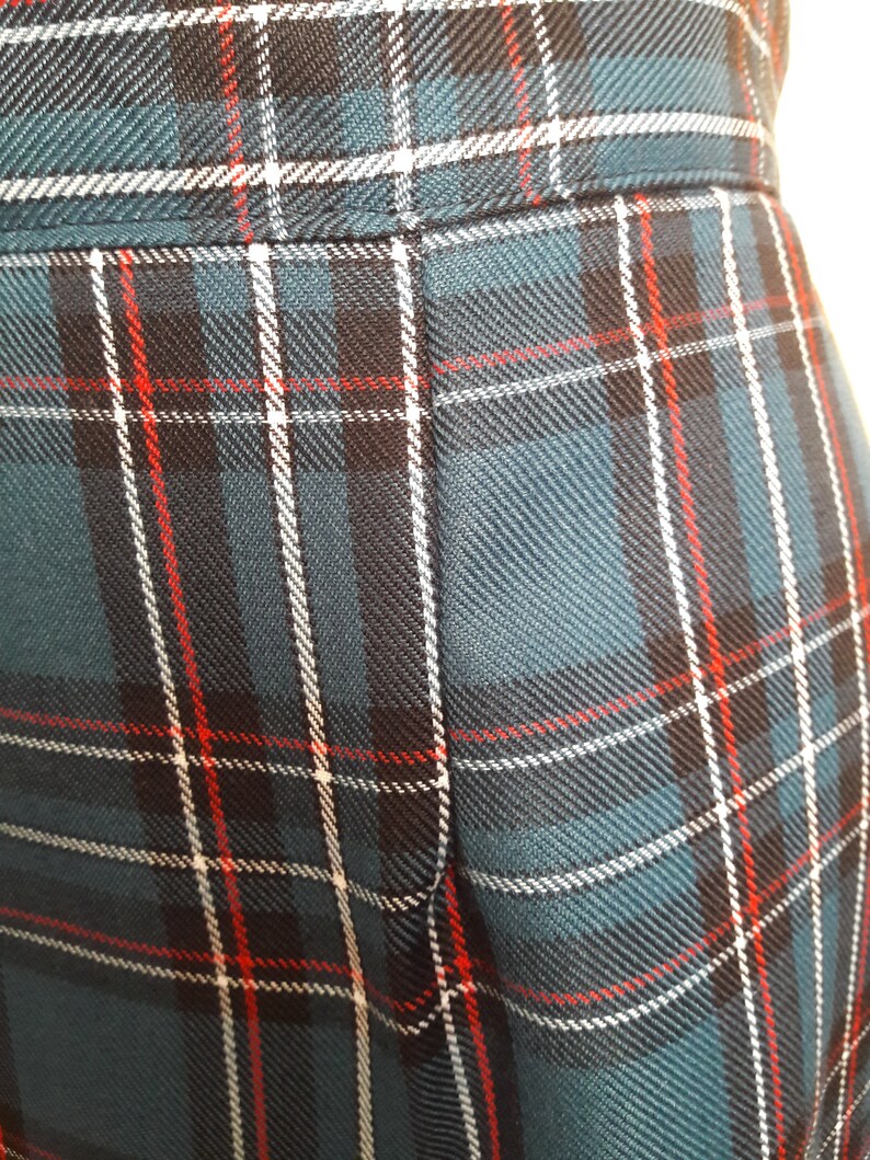 Tartan pencil skirt