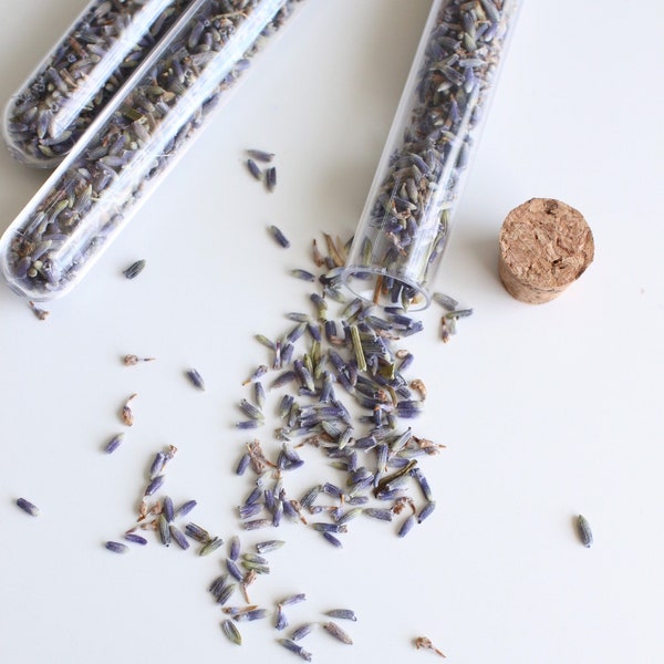 Dried Lavender Confetti | Eco-friendly Biodegradable Alternative Wedding Exit | Natural Real Flower Confetti | Toss Tubes