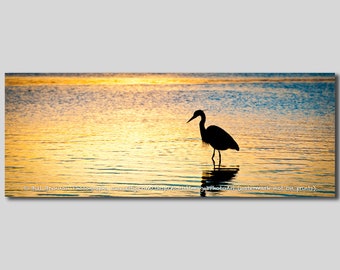 egret silhouette etsy