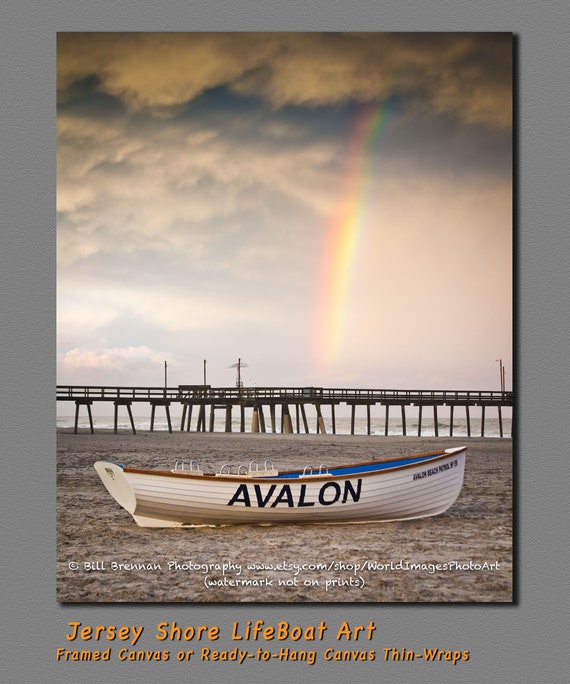 Avalon Nj Lifeboat Photo Art Print Photography Design Decor Etsy