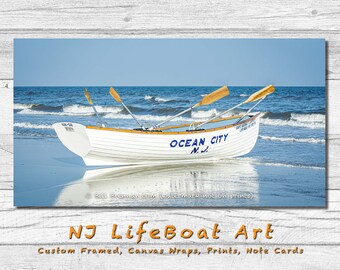 Ocean City NJ Lifeboat Art: Jersey Shore Decor