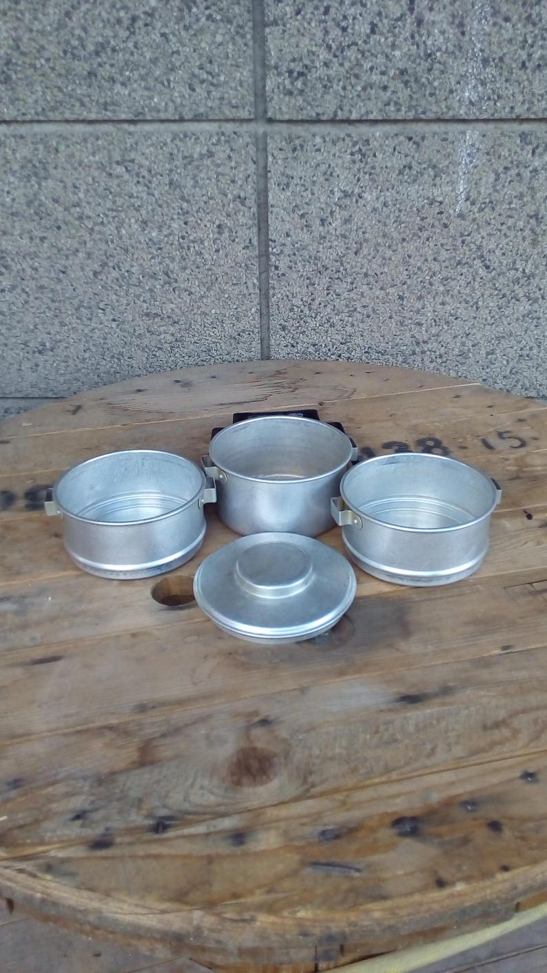 Metal Aliminum Boxes Food Storage Vintage Metal Containers Food