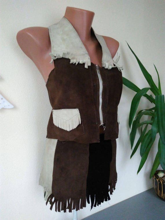 Vintage Suede Suit, Suede Skirt Suit, Skirt Suit,