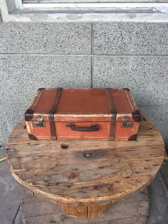 Vintage Suitcase, Large Suitcase, Retro Suitcase,