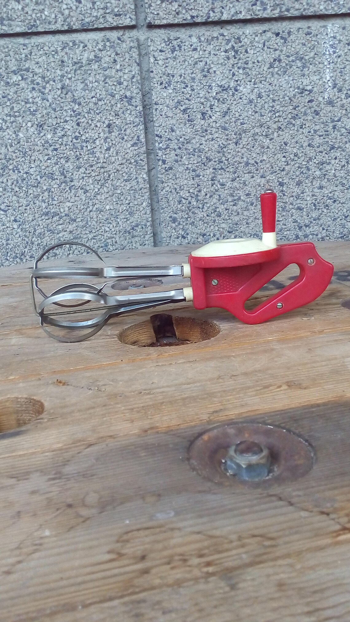 Mezclador manual vintage mezclador de plástico cocina | Etsy