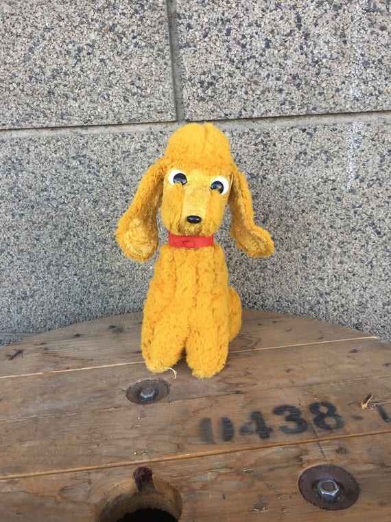 Vintage Stuffed Teddy Dog Stuffed 