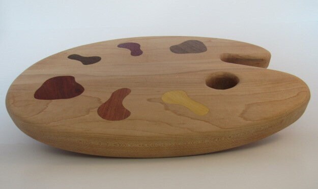 Painter's Palette Cutting Board - Etsy