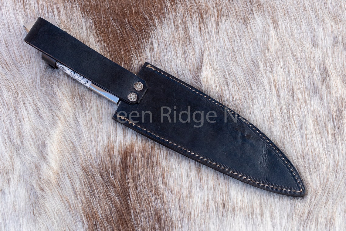 Scout Carry Knife in D2 Steel With Epoxy Handle Best for Etsy