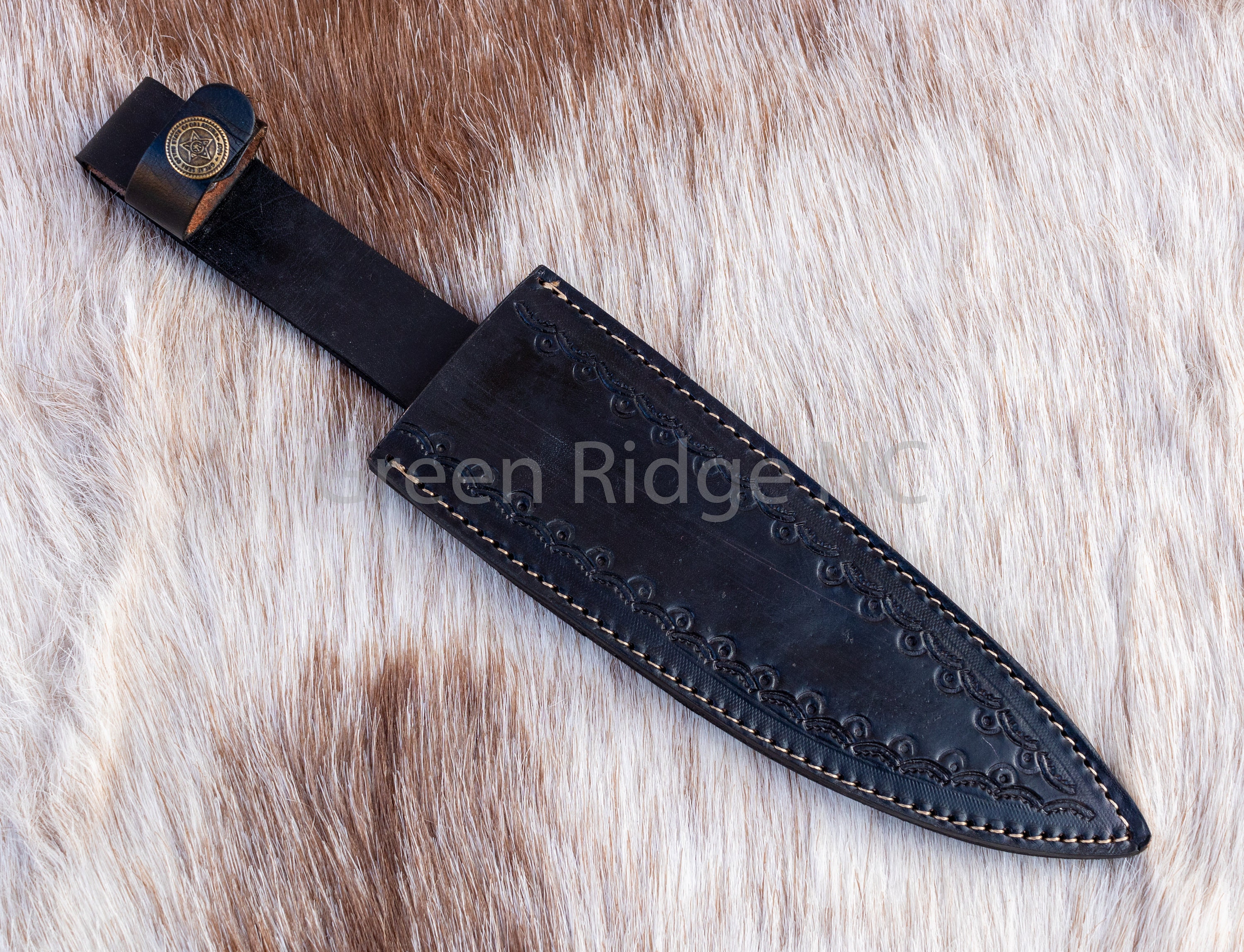 Scout Carry Knife in D2 Steel With Epoxy Handle Best for Etsy