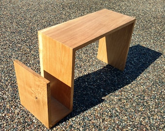 Modern Magazine Bench Side Table