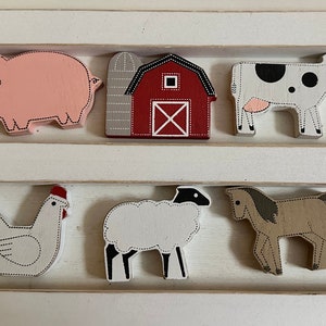 Letterboard tiles farm set (6)